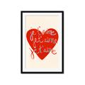 Picture of Je T'aime _GroupedProduct_Rectangle_Portrait_Framed_Matted_