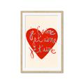 Picture of Je T'aime _GroupedProduct_Rectangle_Portrait_Framed_Matted_
