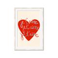 Picture of Je T'aime _GroupedProduct_Rectangle_Portrait_Framed_Matted_