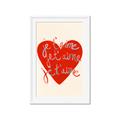 Picture of Je T'aime _GroupedProduct_Rectangle_Portrait_Framed_Matted_