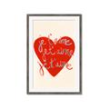 Picture of Je T'aime _GroupedProduct_Rectangle_Portrait_Framed_Matted_