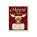 Picture of Moose Milk Recipe _GroupedProduct_Rectangle_Portrait_Framed_Matted_