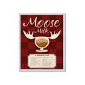 Picture of Moose Milk Recipe _GroupedProduct_Rectangle_Portrait_Framed_Matted_