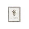 Picture of Pinecone Tidings I _GroupedProduct_Rectangle_Portrait_Framed_Matted_