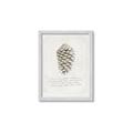 Picture of Pinecone Tidings I _GroupedProduct_Rectangle_Portrait_Framed_Matted_