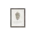 Picture of Pinecone Tidings I _GroupedProduct_Rectangle_Portrait_Framed_Matted_