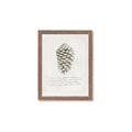 Picture of Pinecone Tidings I _GroupedProduct_Rectangle_Portrait_Framed_Matted_
