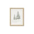 Picture of Winter Wonderland Trees _GroupedProduct_Rectangle_Portrait_Framed_Matted_