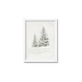 Picture of Winter Wonderland Trees _GroupedProduct_Rectangle_Portrait_Framed_Matted_