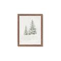 Picture of Winter Wonderland Trees _GroupedProduct_Rectangle_Portrait_Framed_Matted_