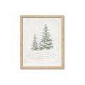 Picture of Winter Wonderland Trees _GroupedProduct_Rectangle_Portrait_Framed_Matted_