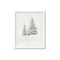 Picture of Winter Wonderland Trees _GroupedProduct_Rectangle_Portrait_Framed_Matted_