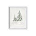 Picture of Winter Wonderland Trees _GroupedProduct_Rectangle_Portrait_Framed_Matted_
