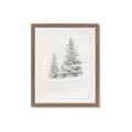 Picture of Winter Wonderland Trees _GroupedProduct_Rectangle_Portrait_Framed_Matted_