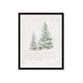 Picture of Winter Wonderland Trees _GroupedProduct_Rectangle_Portrait_Framed_Matted_