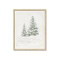 Picture of Winter Wonderland Trees _GroupedProduct_Rectangle_Portrait_Framed_Matted_