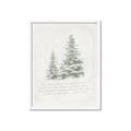 Picture of Winter Wonderland Trees _GroupedProduct_Rectangle_Portrait_Framed_Matted_