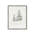 Picture of Winter Wonderland Trees _GroupedProduct_Rectangle_Portrait_Framed_Matted_