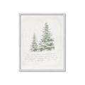 Picture of Winter Wonderland Trees _GroupedProduct_Rectangle_Portrait_Framed_Matted_