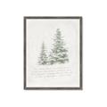 Picture of Winter Wonderland Trees _GroupedProduct_Rectangle_Portrait_Framed_Matted_
