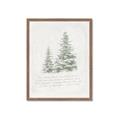 Picture of Winter Wonderland Trees _GroupedProduct_Rectangle_Portrait_Framed_Matted_