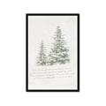 Picture of Winter Wonderland Trees _GroupedProduct_Rectangle_Portrait_Framed_Matted_