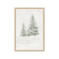 Picture of Winter Wonderland Trees _GroupedProduct_Rectangle_Portrait_Framed_Matted_