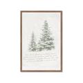 Picture of Winter Wonderland Trees _GroupedProduct_Rectangle_Portrait_Framed_Matted_