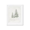 Picture of Winter Wonderland Trees _GroupedProduct_Rectangle_Portrait_Framed_Matted_