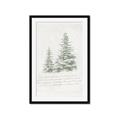 Picture of Winter Wonderland Trees _GroupedProduct_Rectangle_Portrait_Framed_Matted_