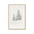 Picture of Winter Wonderland Trees _GroupedProduct_Rectangle_Portrait_Framed_Matted_