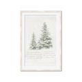 Picture of Winter Wonderland Trees _GroupedProduct_Rectangle_Portrait_Framed_Matted_