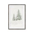 Picture of Winter Wonderland Trees _GroupedProduct_Rectangle_Portrait_Framed_Matted_