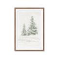 Picture of Winter Wonderland Trees _GroupedProduct_Rectangle_Portrait_Framed_Matted_