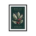 Picture of Holly Jolly _GroupedProduct_Rectangle_Portrait_Framed_Matted_
