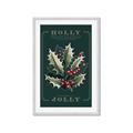 Picture of Holly Jolly _GroupedProduct_Rectangle_Portrait_Framed_Matted_