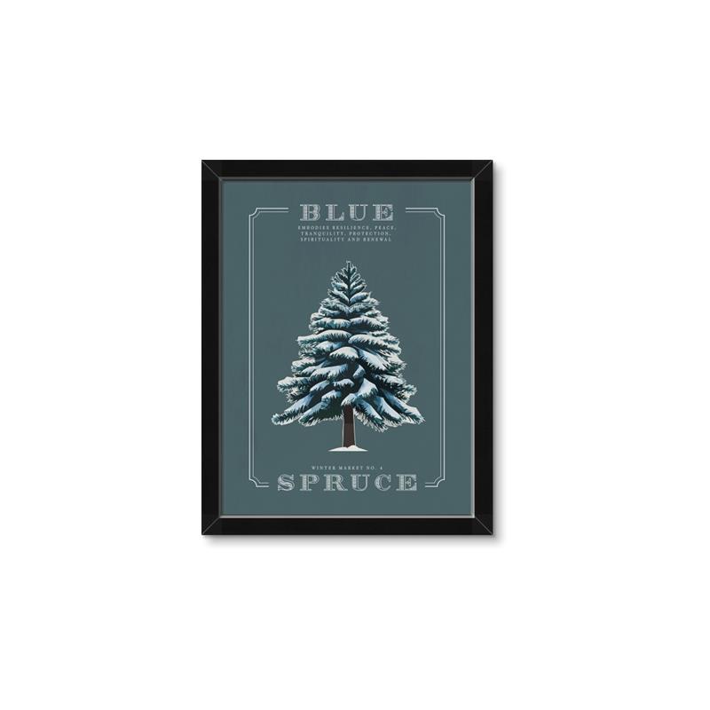 Picture of Blue Spruce _GroupedProduct_Rectangle_Portrait_Framed_Matted_