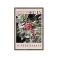 Picture of Holly Jolly Winter Market _GroupedProduct_Rectangle_Portrait_Framed_Matted_