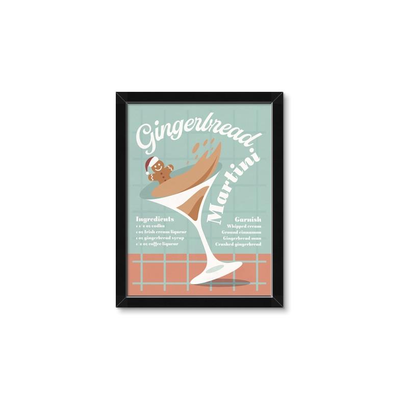 Picture of Gingerbread Martini _GroupedProduct_Rectangle_Portrait_Framed_Matted_