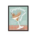 Picture of Gingerbread Martini _GroupedProduct_Rectangle_Portrait_Framed_Matted_