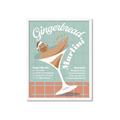 Picture of Gingerbread Martini _GroupedProduct_Rectangle_Portrait_Framed_Matted_