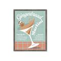 Picture of Gingerbread Martini _GroupedProduct_Rectangle_Portrait_Framed_Matted_