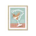 Picture of Gingerbread Martini _GroupedProduct_Rectangle_Portrait_Framed_Matted_