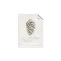 Picture of Pinecone Tidings I _GroupedProduct_Rectangle_Portrait_Unframed_Print_Only_