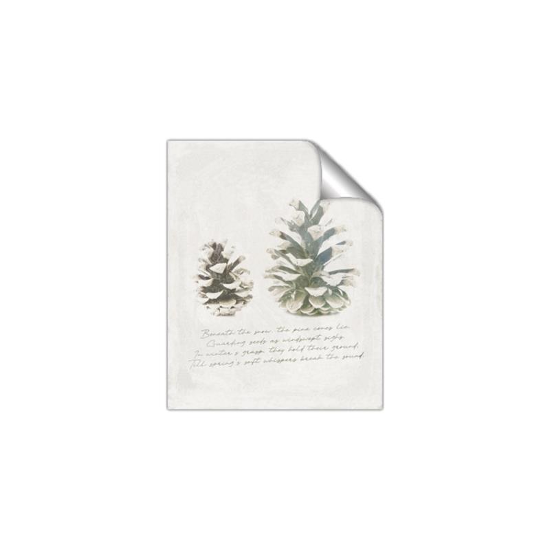 Picture of Pinecone Tidings II _GroupedProduct_Rectangle_Portrait_Unframed_Print_Only_