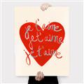 Picture of Je T'aime _GroupedProduct_Rectangle_Portrait_Canvas_