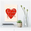 Picture of Je T'aime _GroupedProduct_Rectangle_Portrait_Canvas_