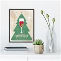 Picture of Holiday Cranberry Champagne _GroupedProduct_Rectangle_Portrait_Canvas_Framed_