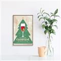 Picture of Holiday Cranberry Champagne _GroupedProduct_Rectangle_Portrait_Canvas_Framed_