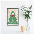 Picture of Holiday Cranberry Champagne _GroupedProduct_Rectangle_Portrait_Canvas_Framed_